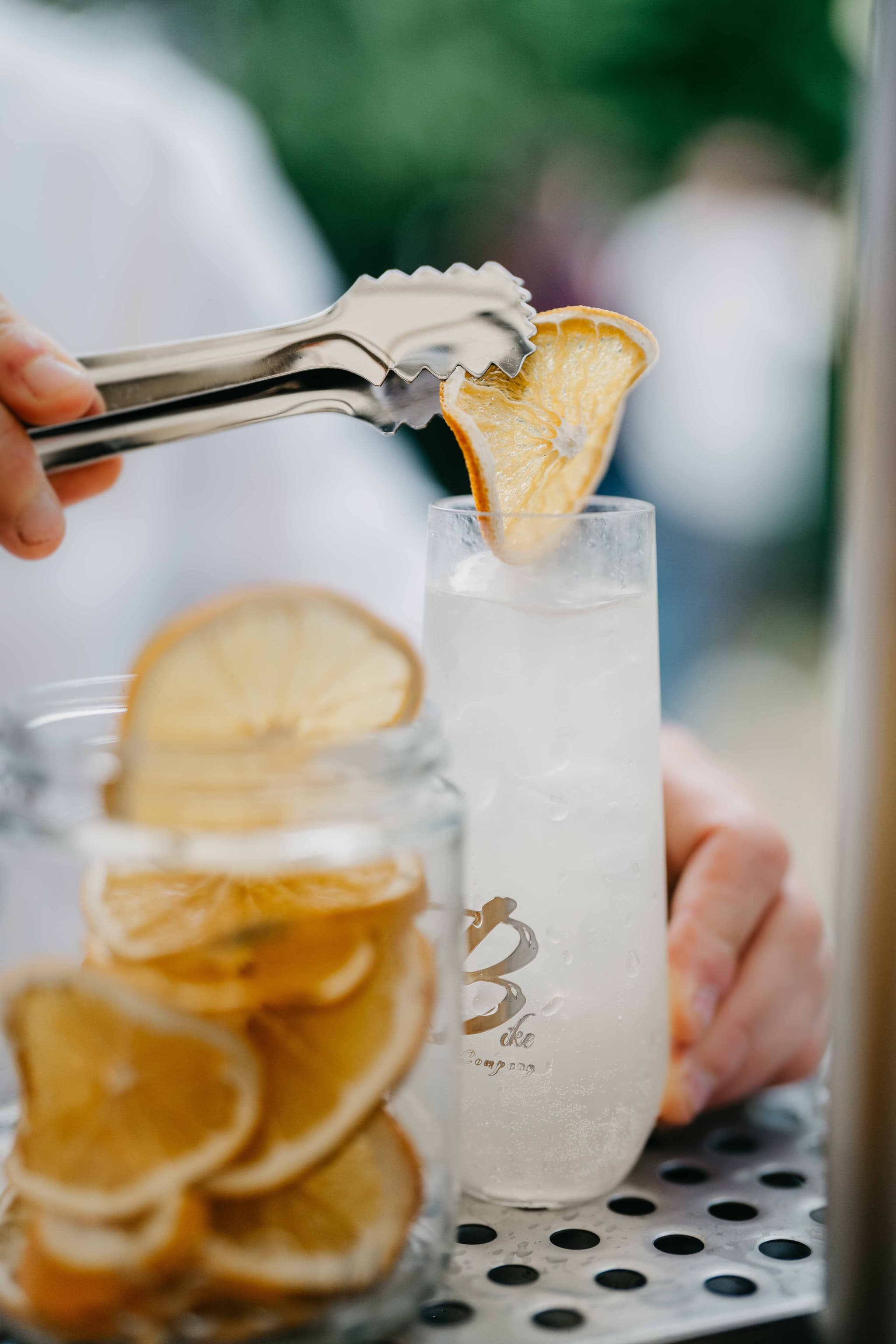 Freshly mixed cocktails served at BarBike events