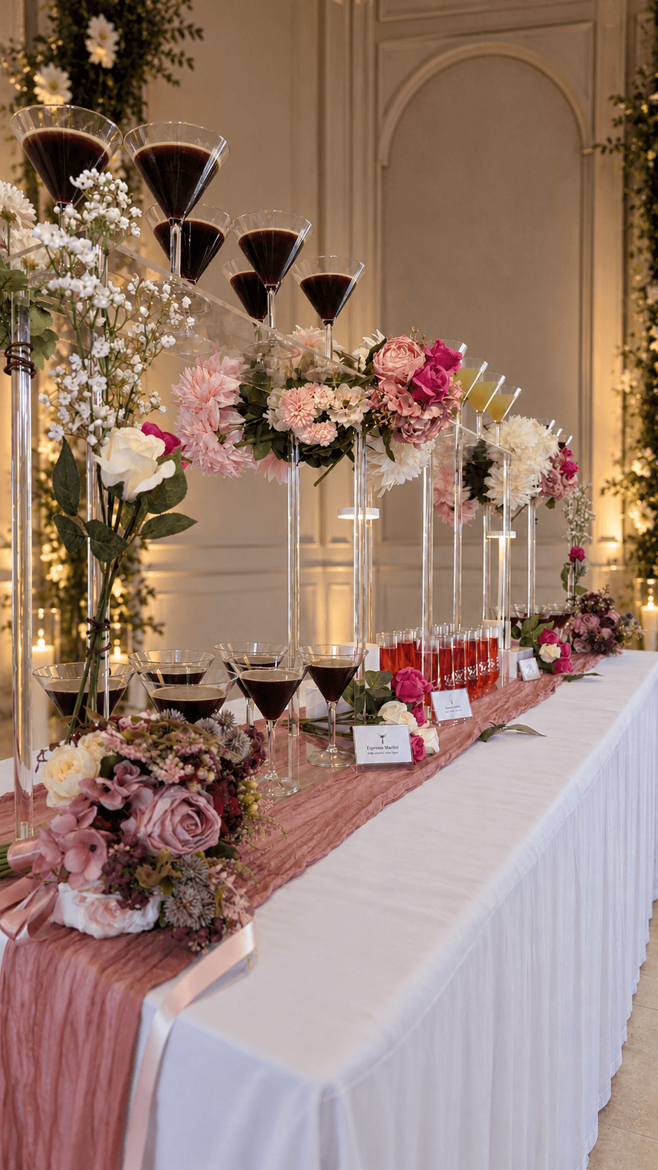 Cocktail Centrepiece display